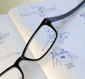 What do we considering materials for AR/AI glasses, both ABS + PC?